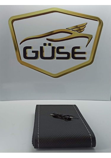 Direksiyon Kılıfı Noktalı Deri Dikişli Dikmeli Yumuşak Kokusuz