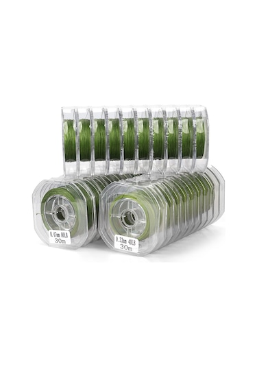 Hokkaido Strike Sazan Rig Yeşil,50 Lb,30 M,suda Batan Köstek İpi