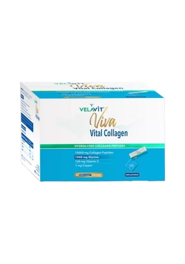 Velavit Viva Vital Collagen Toz Takviye Edici Gıda 30 Saşe
