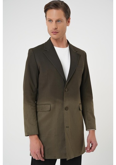 Efor Ka 088 Slim Fit Haki Spor Kaban Haki