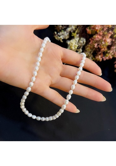 Stela Gümüş İnci Kolye