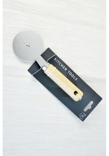 Nishev Küçük Ahşap Saplı Pizza Dilimleyici Mutfak Aleti Nishev-x000064