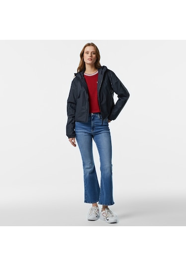 Rains Lohja Short Insulated W3t1 Kadın Lacivert Yağmurluk Düz 15780 Lacivert