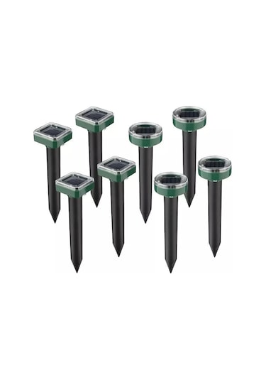 Yaozixa Dış Mekan Güneş Enerjili Ultrasonik Fare Ve Haşere Kovucu - Bahçe, Çiftlik İçin Dayanıklı Kare Model Haşere Kontrol Cihazı