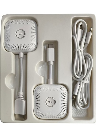 Type C To Hdmı Kablosuz Ses Ve Görüntü Aktarıcı Set Hdmi Alıcı Verici Kit