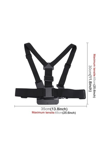 Createtech Puluz Pu26 Gopro Hero4/hero3+ Adaptif Kemer Montajlı Göğüs Kancası, Ergonomik Tasarım