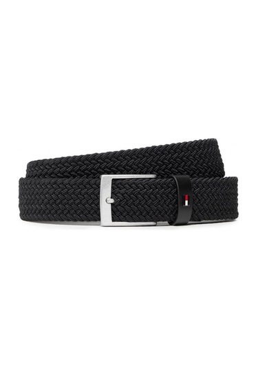 Tommy Hilfiger Tommy Hılfıger Erkek Kemer Am0am09406-bds Siyah