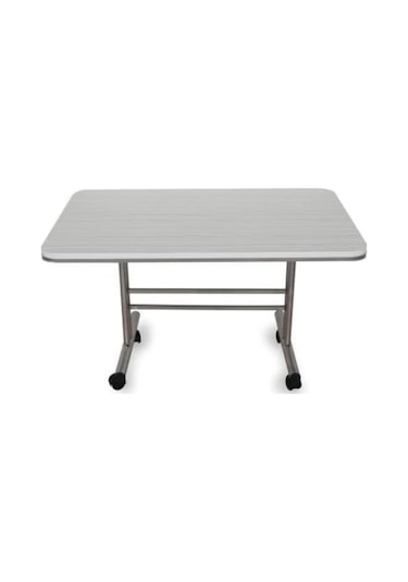 Netbazaars Orta Sehpa / Tekerlekli Masa 60x100cm Beyaz Desenli Nocolor-891ce8b0