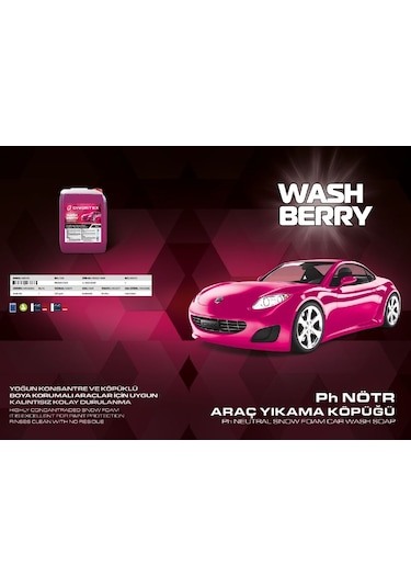 Divortex Washberry Ph Nötr Oto Şampuanı 4 Litre