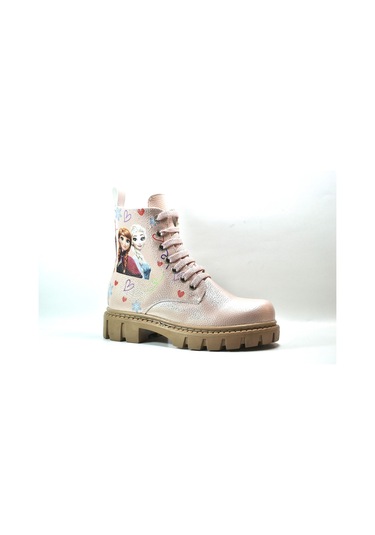 Onlo Ayakkabı Fr.0224 Pudra Fermuarlı Kız Çocuk Postal Bot Pudra