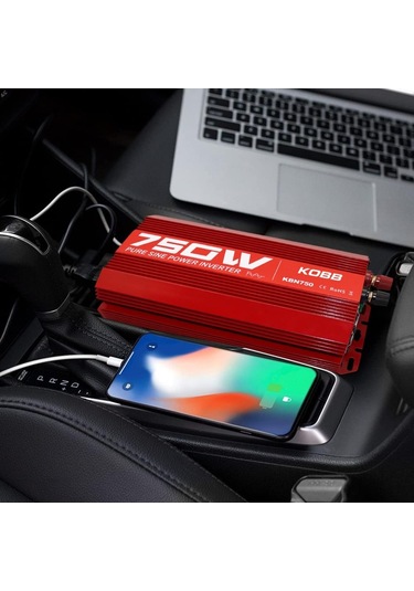 Kobb Kbn750 12V/220V 750Watt Tam Sinüs Dönüştürücü İnvertör (548705253)