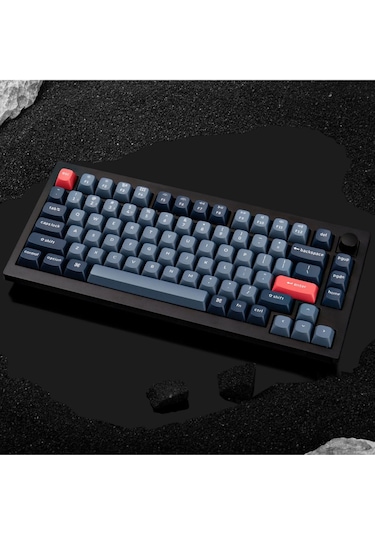 Keychron V1 Max Rgb Tkl Mekanik Red Switch 2.4 Ghz Kablosuz İngilizce Siyah Klavye