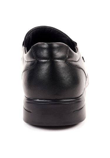 Forelli Toms-h Erkek Siyah Deri 39-45 Comfort Ayakkabı Siyah