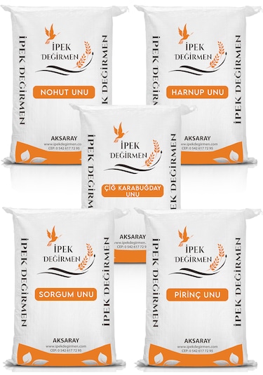 İpek Değirmen 1 Kg Gurme Glutensiz Katkısız Un Paketi