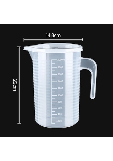 Suntek Pişirme Ölçme Kabı Mutfak Temizleme Gereçleri Için 2000 Mi