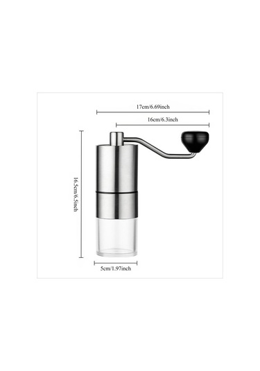 Espresso, French Press İçin Seramik Çapaklı Manuel Kahve Öğütücü, Ev Kullanımı Ve Kamp Seyahati İçin, El Kranklı Kahve Çekirdeği Öğütücüler Siyah