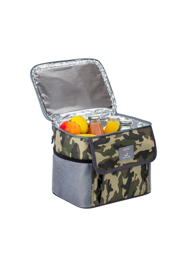 BestÇanta PRO+ 12 Litre Termos Piknik Çantası Yalıtımlı Termal Soğutucu Buzluk Çanta Kamuflaj