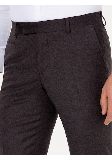 Cacharel Bordo Slim Fit Kumaş Pantolon Kırmızı