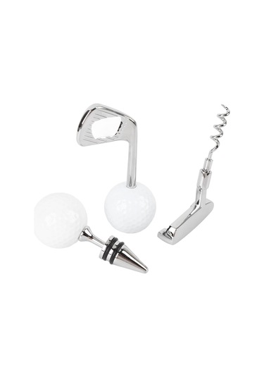 Wezone Golf Topu Desenli Zink Alyuminyum Şarap Açıcı Seti: Şarap Tıkacı, Bira Açıcı Ve Taşınabilir Depolama Kutusu İçeren Pratik Hediyelik Paket Diğer