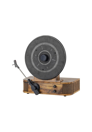 Fomix 208 Dikey Pikap Dahili Hoparlörlü Ve Bluetooth Özellikli, Kahverengi