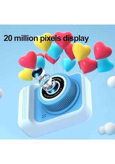 1080p Dijital Kamera 20mp Çocuk Kamera Sevimli Kamera Çizgi Film Selfie