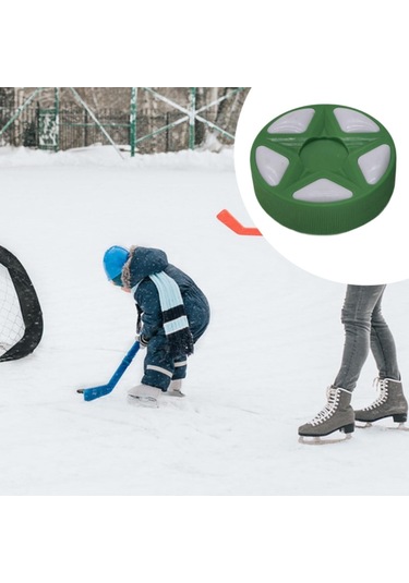 Homyl Buz Hokeyi Topu Açık Hava Yedek Oyun Sporları Yeşil Yeşil