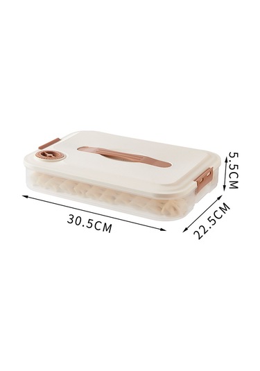 Youtek Beyaz Tek Katlı Kapaçklı Mutfak Ürünü: Yemek Dereceli Dondurucuya Uygun Manti/çorba Böreği Muhafaza Kutusu - Taze Saklama Ve Donma İçin Ev Gereci Diğer