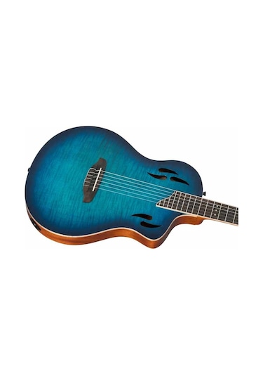 Ortega Tourplayer Deluxe Rtpdlx- Fma Elektro Klasik Gitar Blue Burst