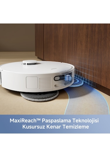 MOVA E40 Ultra Robot Süpürge 19.000 Pa Emiş Gücü Beyaz