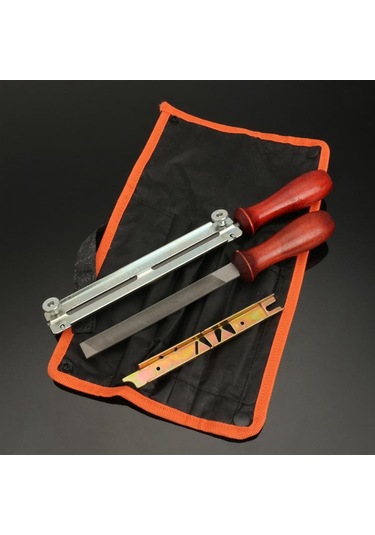 Hha Adet/takım Testere Bileme Dosyalama Kiti 5.2mm Dosya Stihl 3/8 Pro Zinciri Için Uygun