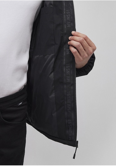 Mavi - Kapüşonlu Siyah Şişme Mont 0110352-900 Siyah