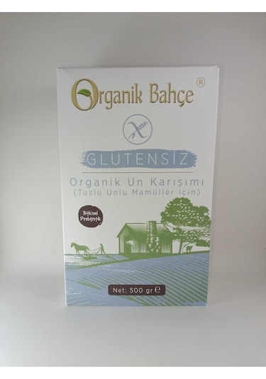 Organik Bahçe Organik Glutensiz Tuzlu Un Karışımı 500 G