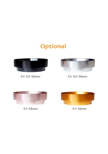 Jeemson Stainless Steel Magnetik Espresso Dosing Funnel 53mm Siyah - Tam Dozaj Ve Toz Kaybını Önleyen Kahve Toz Toplayıcı Diğer