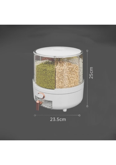 360 Derece Dönen Tahıl Dağıtıcı Kutusu, Kurutulmuş Meyve Gıda