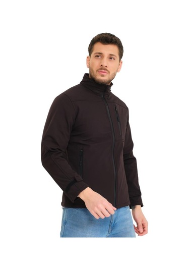 Şensel, Softshell Mont, Siyah -91E650- Su İtici Siyah