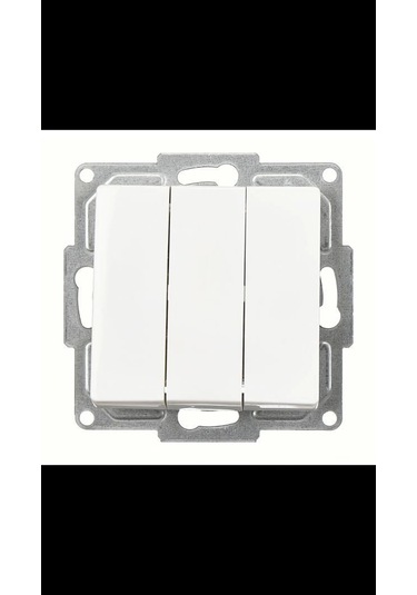 Günsan Visage Beyaz Üçlü Anahtar