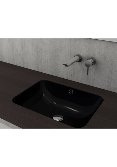 Bocchi Scala Tezgahaltı Lavabo 55 CM Parlak Siyah 1006-005-0125