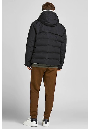Jack & Jones Erkek Jcotarwin Puffer Şişme Mont 63412225287 Siyah