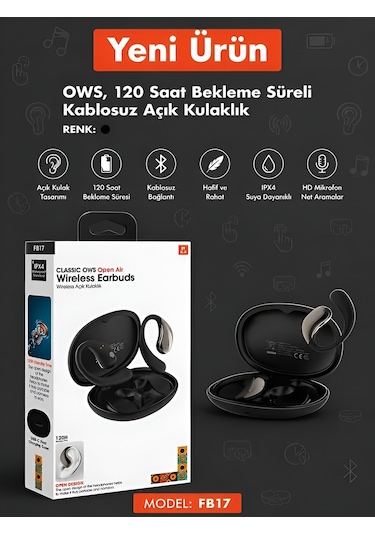 DeanB FB017 Bluetooth 5.4 Kulak İçi Kulaklık