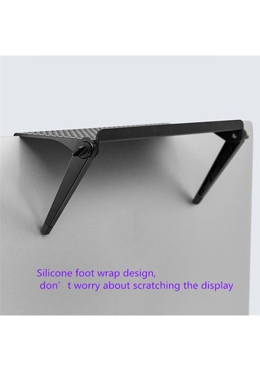 Sones Yaratıcı Çok İşlevli Depolama Rafı Bilgisayar Monitörü Tutucu, Boyut: L Beyaz