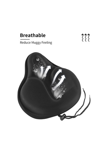 Büyük Jel Bisiklet Koltuk Örtüsü, Erkekler İçin Ekstra Yumuşak Yastık, Kapalı Dış Mekan Bisikletine Uyuyor Acid Yeşili