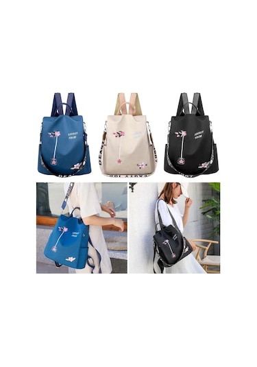 Su Geçirmez Oxford Kadın Sırt Çantası Moda Rahat Nakış Çanta Çok Renkli