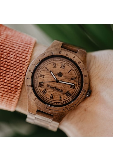 Woodwatch Ww-o-ow Oaklee Ahşap Erkek Kol Saati 47 Mm