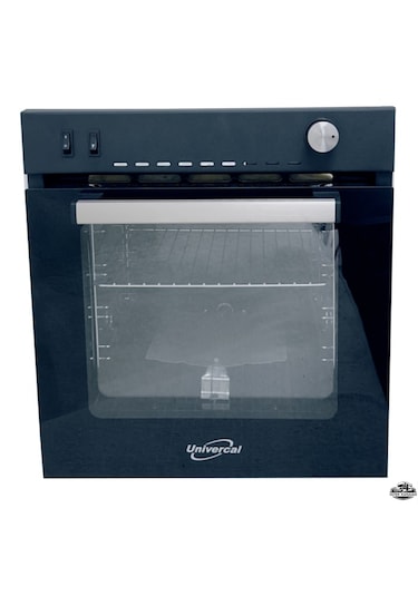 Univercal Lpg Li Fırın Üniversal Tek Brülörlü Yatek Karavan Tekne Siyah