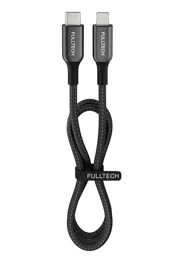 27 Watt 3a Usb-c To Lighning 1.2m Hızlı Şarj Kablosu Siyah Fc41