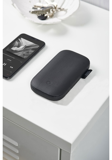 Lexon Powersound Deri Kablosuz Şarj Cihazı ve Bluetooth Hoparlör
