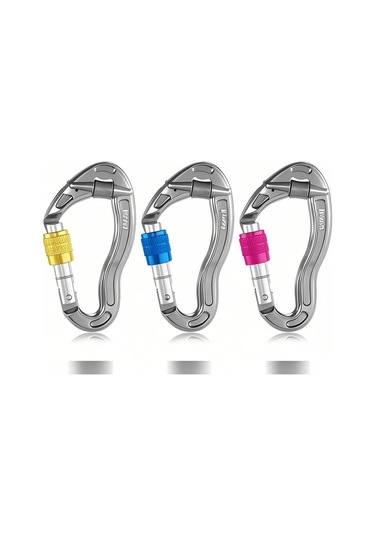 Suofeng Havacılık Alüminyum Çelik Kilit - Tırmanma, Kurtarma Ve Kampçılık İçin Güvenli Karabina