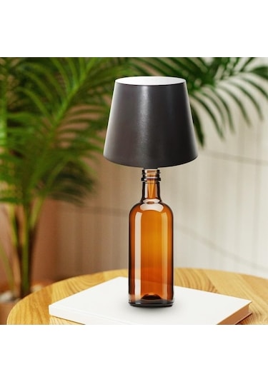 Maoyaya Modüler Şişelere Takılabilir Şarjlı Led Masa Lambası - 3 Renk, Dekoratif 320-1 Kırmızı