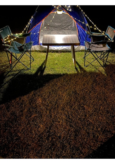 Şerit Ledli Solar Kamp, Karavan, Bahçe, Balkon Aydınlatma Seti
