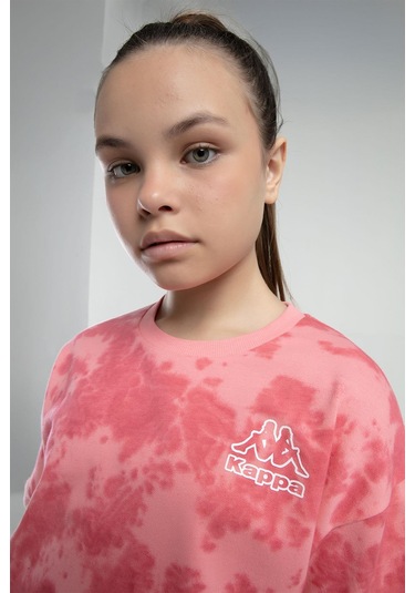 Kappa 362415 Kız Çocuk Tie-dye Şort Bermuda Pijama Takım Pembe